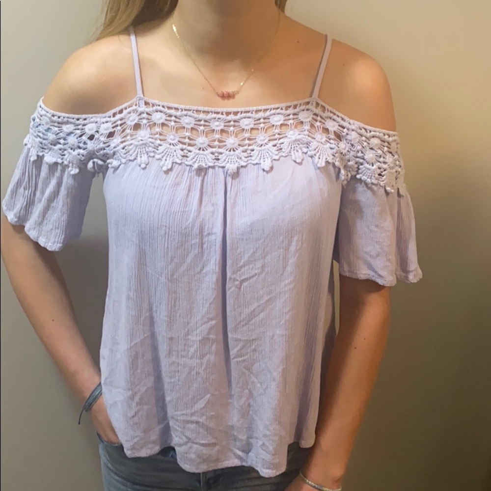 Cold shoulder top